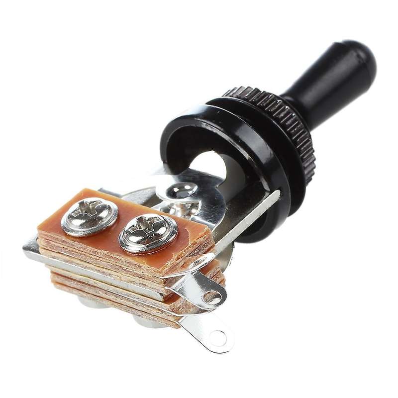 Black Tip 3 Way Toggle Switch Pickup Selector for Electric Guitar