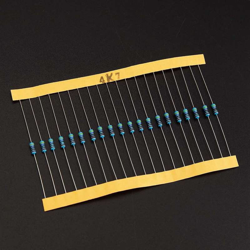 600 Pcs 30 Kinds Each Value Metal Film Resistor Pack 1/4w 1%