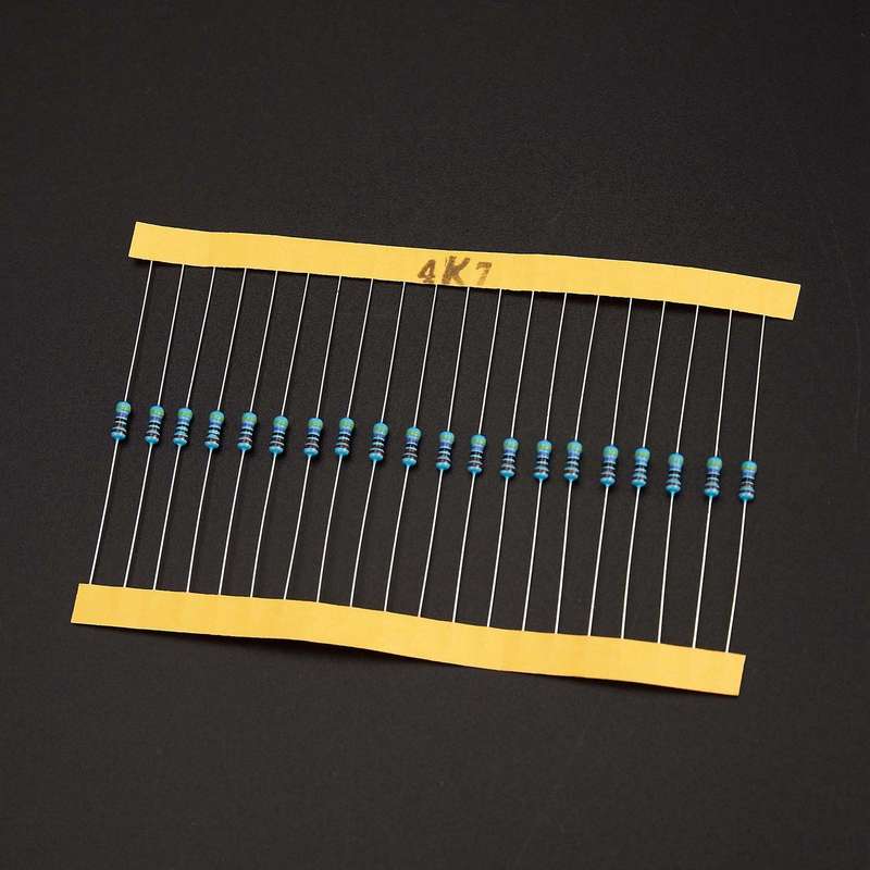 600 Pcs 30 Kinds Each Value Metal Film Resistor Pack 1/4w 1%