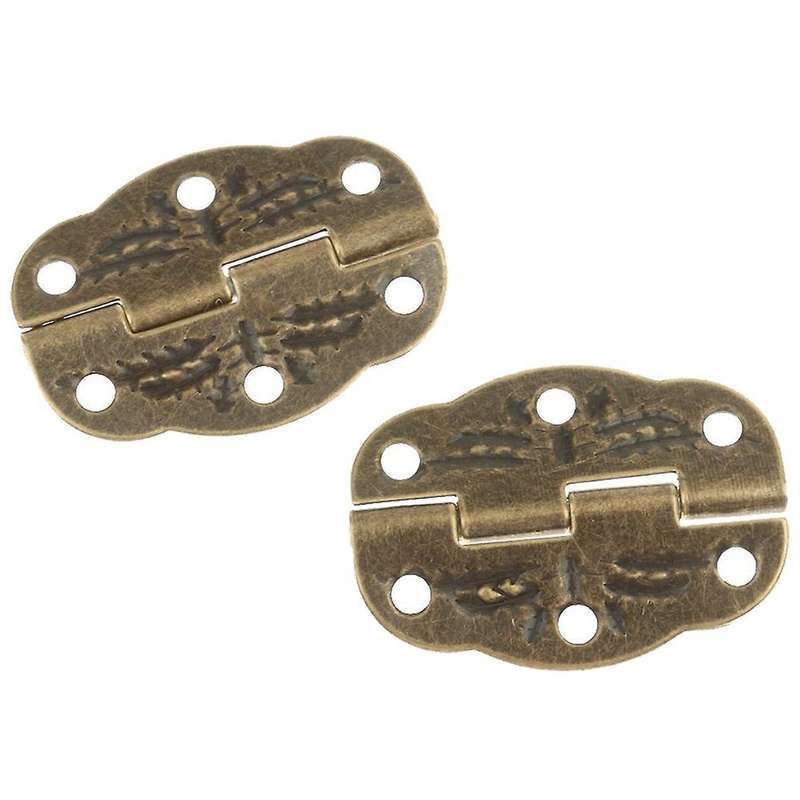 10pcs Antique Bronze Alloy Hinge for Diy Crafts Small Drawer