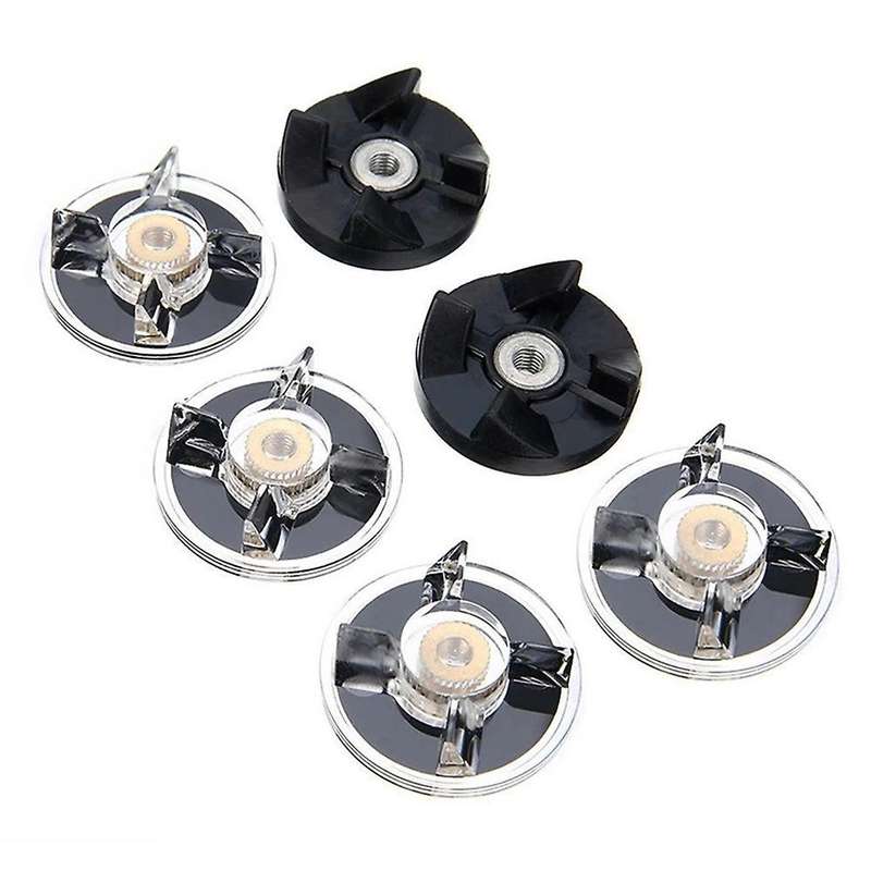 4 Plastic Gear Base + 2 Rubber Gear for Magic 250w Blender Parts