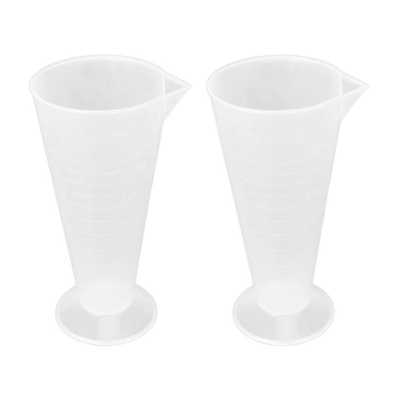 250ml Kitchen Laboratory Plastic Measurement Beaker Measuring Cup