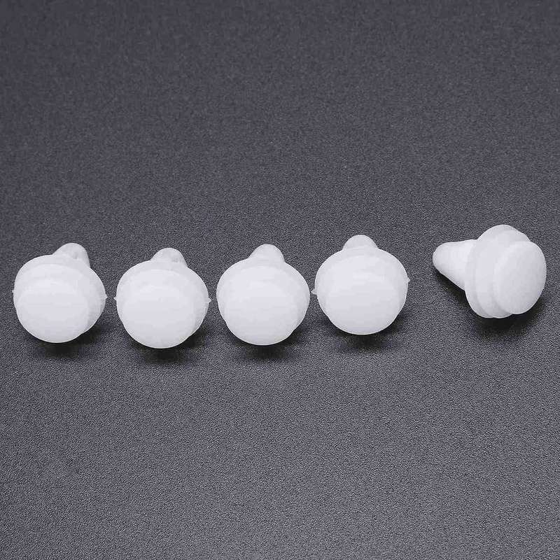 20 Pcs Car White Rivet Door Trim Clips Fastener