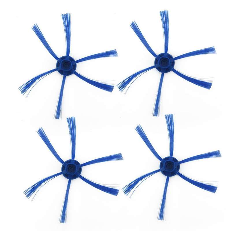 4pcs 6-armed Sweeping Robot Side Brushes for Philips Fc8796 Fc8794