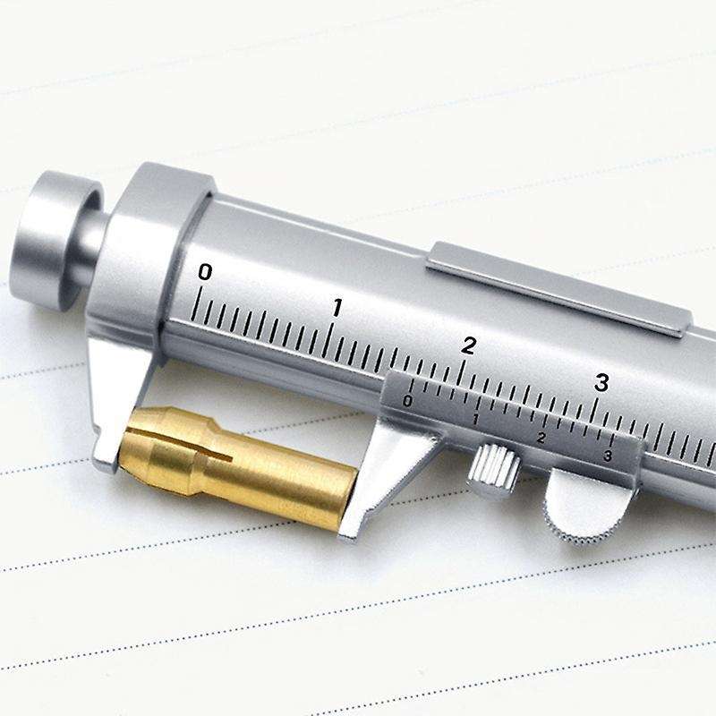 5pcs 1.0mm Gel Vernier Caliper Roller Ball Pen Stationery Blue Ink