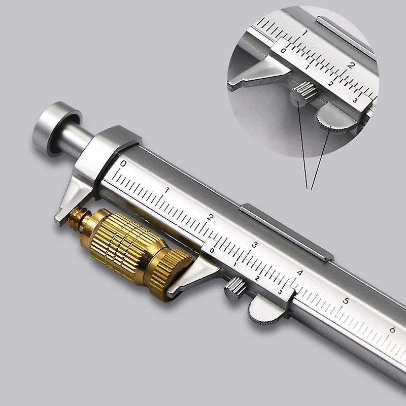 5pcs 1.0mm Gel Vernier Caliper Roller Ball Pen Stationery Blue Ink