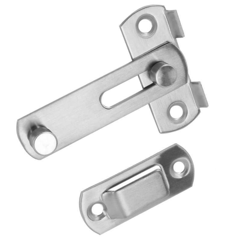 Stainless Steel Hasp Latch Lock Sliding Window Cabinet Hotel Security