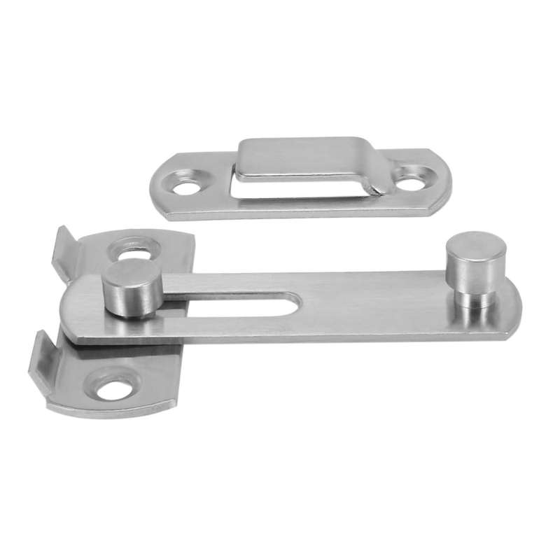 Stainless Steel Hasp Latch Lock Sliding Window Cabinet Hotel Security
