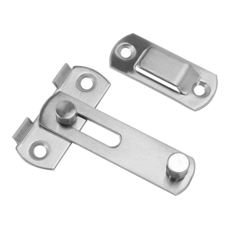 Stainless Steel Hasp Latch Lock Sliding Window Cabinet Hotel Security