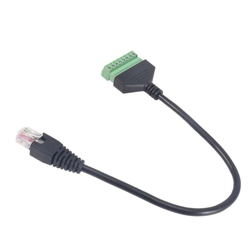 Rj45 Male to 8 Pin Extension Cable for Cat5/6/7 Ethernet Extender Av