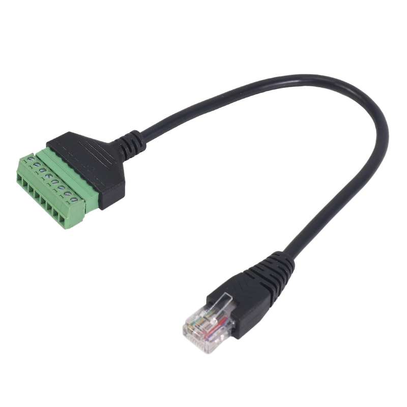 Rj45 Male to 8 Pin Extension Cable for Cat5/6/7 Ethernet Extender Av