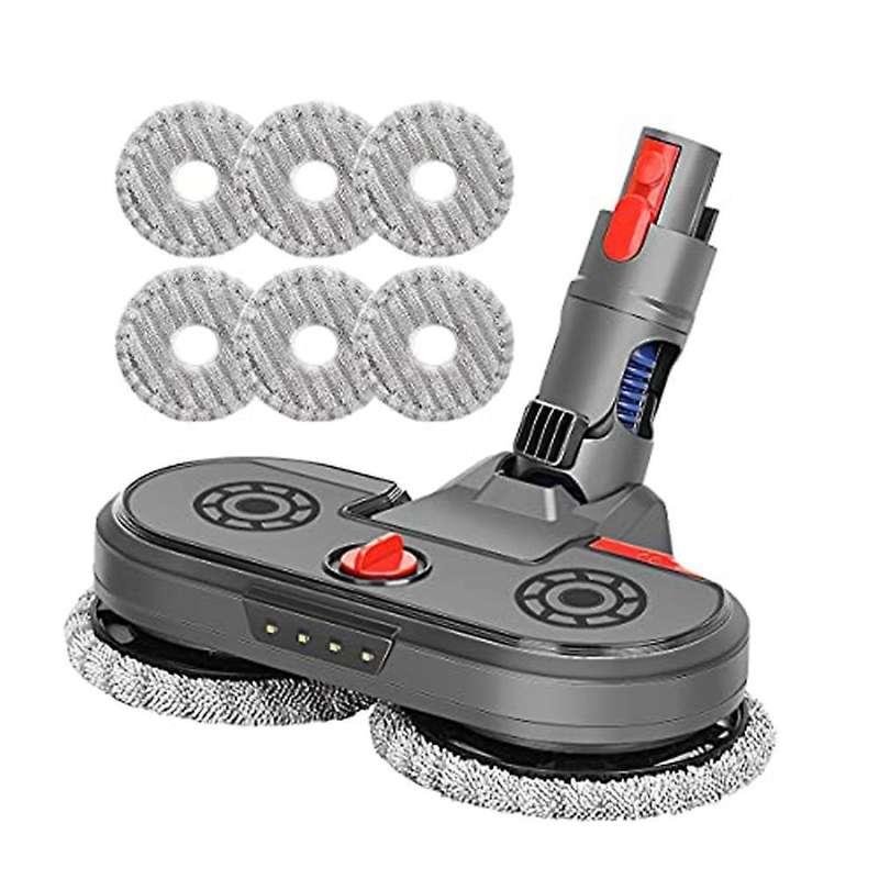 Electric Mopping Head with Led Lights for Dyson V7 V8 V10 V11 V15