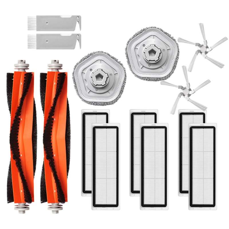For Xiaomi Dreame W10 Robotic Hepa Filter Mop Cloth Main Side Brush