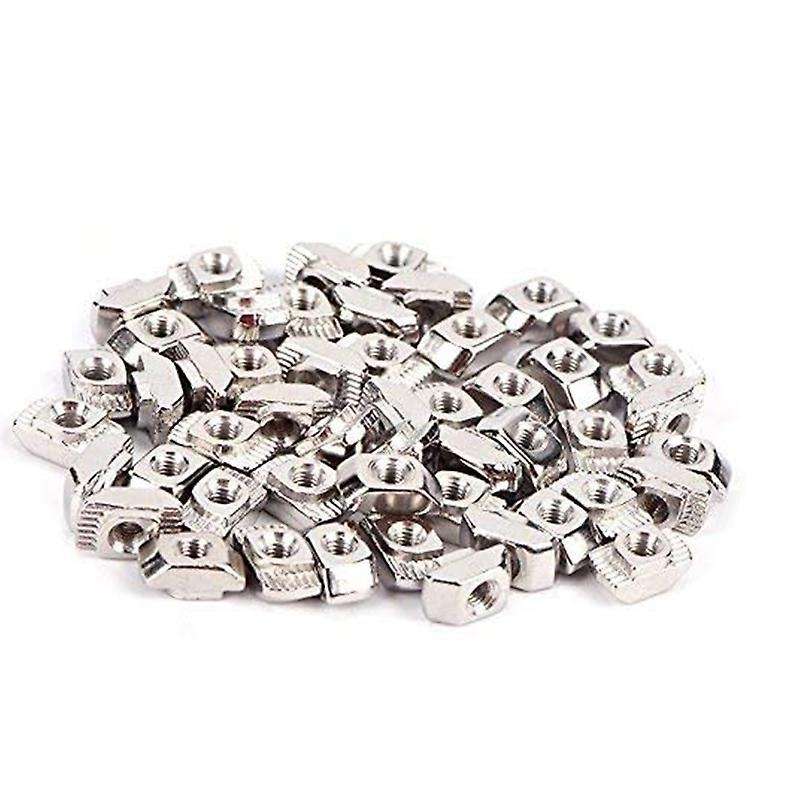 50 Pcs M5 T-slot Nut 2020 Series Aluminum Profile (m5 X 10 X 6mm)
