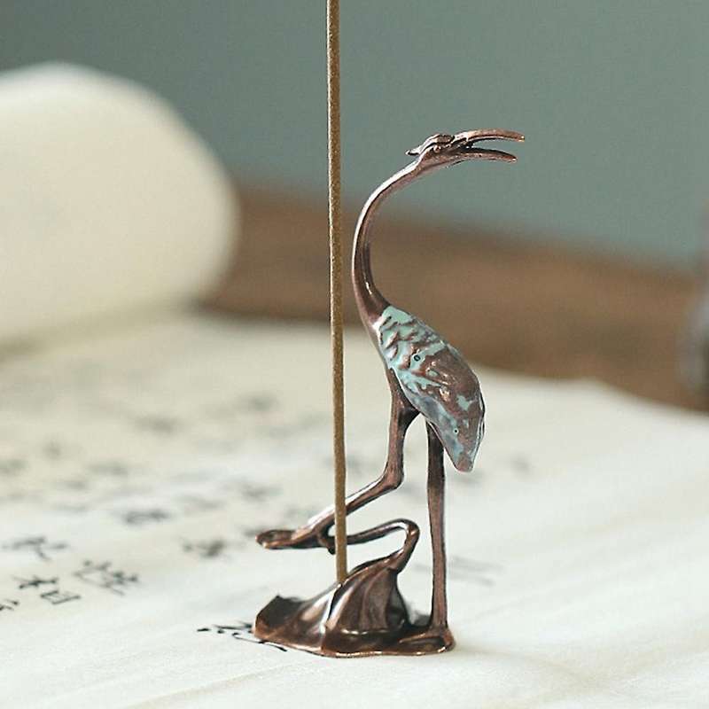 Crane Incense Stick Incense Burners Stick Cone Censer Incense Stand A