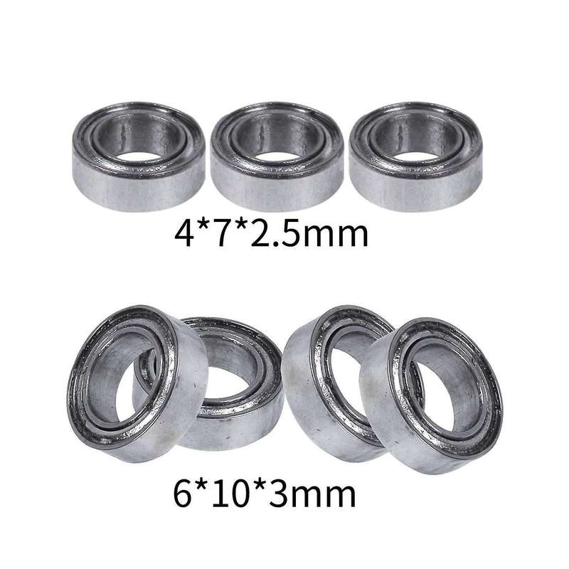 10pcs 13size Miniature Metal Ball Bearing Size: Mr74-zz 4*7*2.5mm
