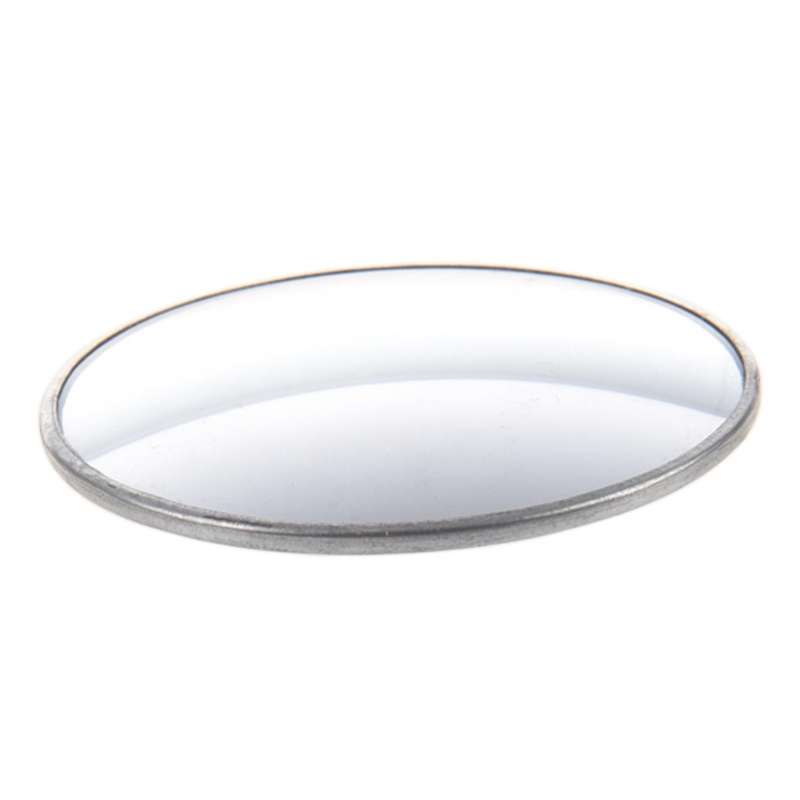 2 Pcs Round Stick-on Convex Blind Spot Mirror Set