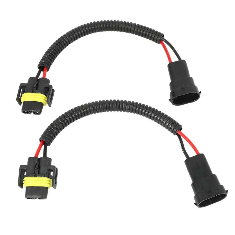 2pcs 9006 to H11 H8 Headlight Fog Light Conversion Connector Wiring