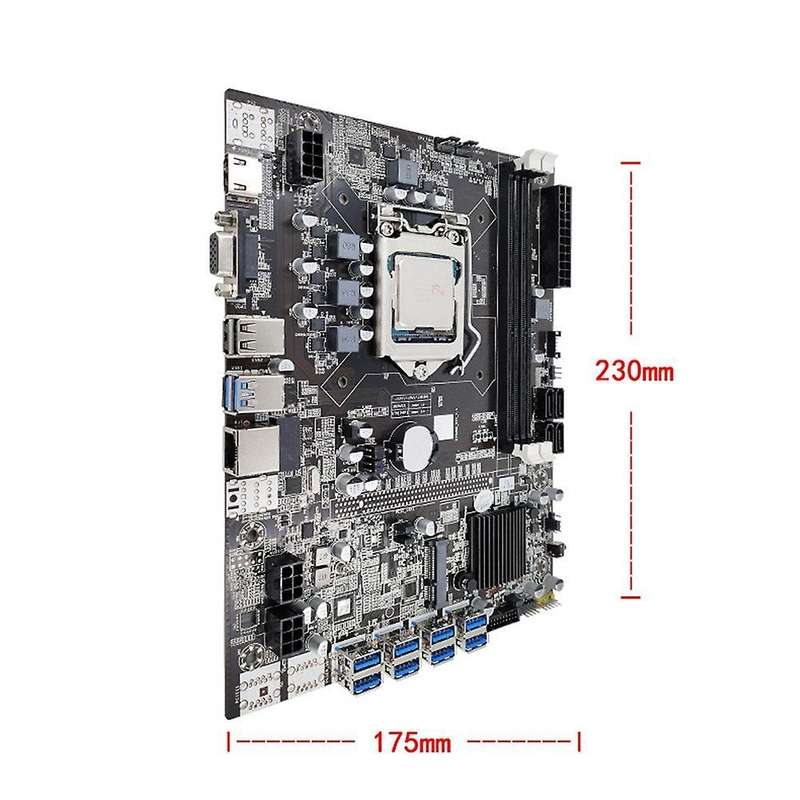 B75 Btc Mining Motherboard Support Ddr3 Memory Cpu