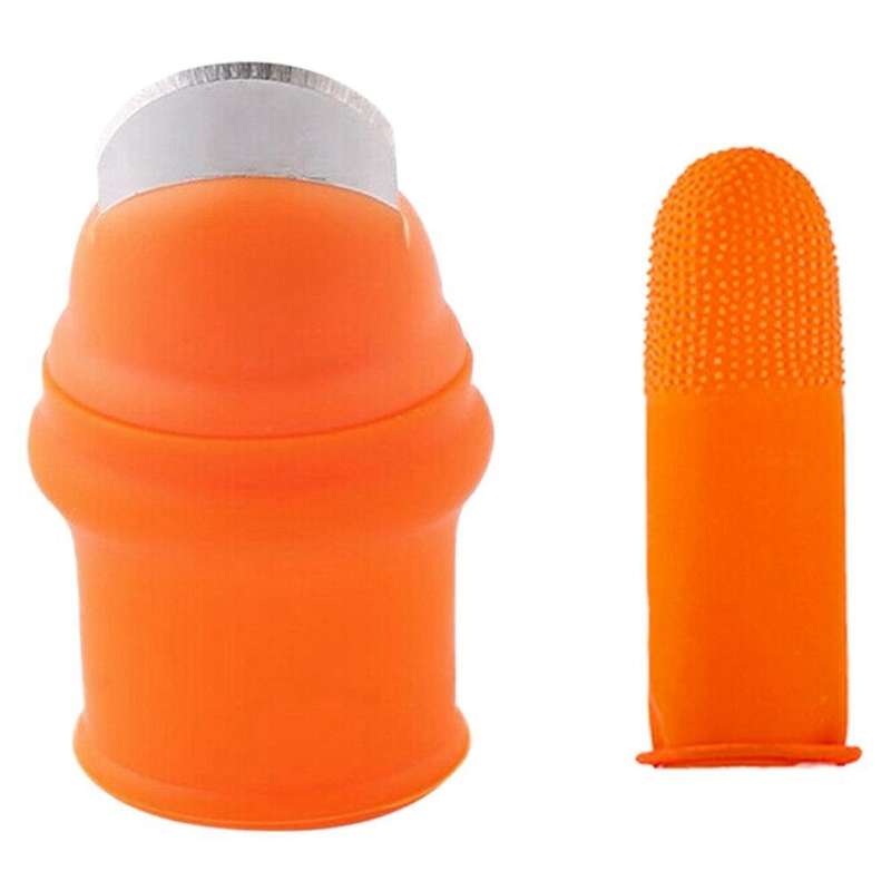 Gardening Silicone Thumb Knife with Finger for Fruits Vege-l