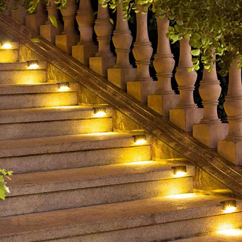 20 Pack Solar Deck Lights, for Patio, Stairs, Yard (warm White)