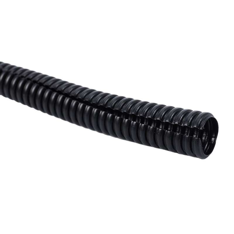 20 Ft  Split Wire Loom Conduit Polyethylene Tubing Black 10mminnerdiameter
