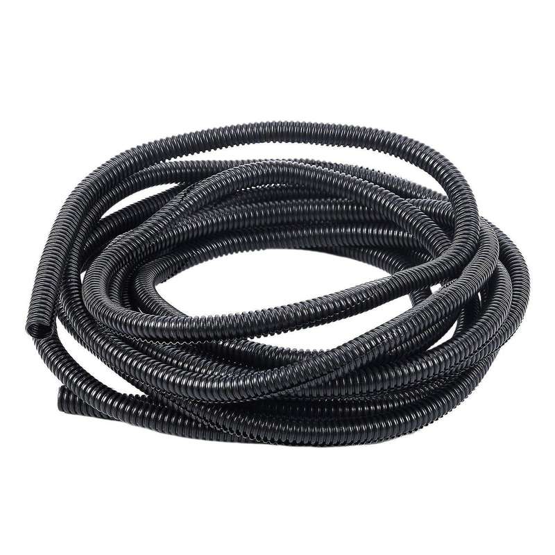 20 Ft  Split Wire Loom Conduit Polyethylene Tubing Black 10mminnerdiameter
