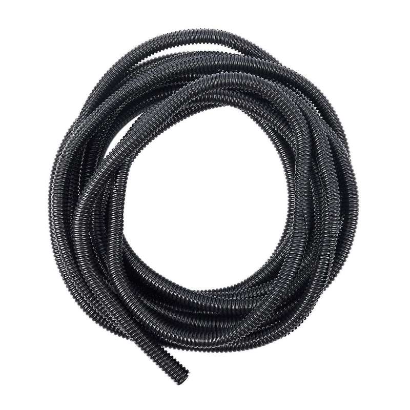 20 Ft  Split Wire Loom Conduit Polyethylene Tubing Black 10mminnerdiameter