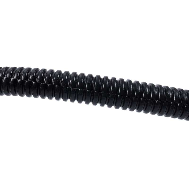 20 Ft  Split Wire Loom Conduit Polyethylene Tubing Black 10mminnerdiameter
