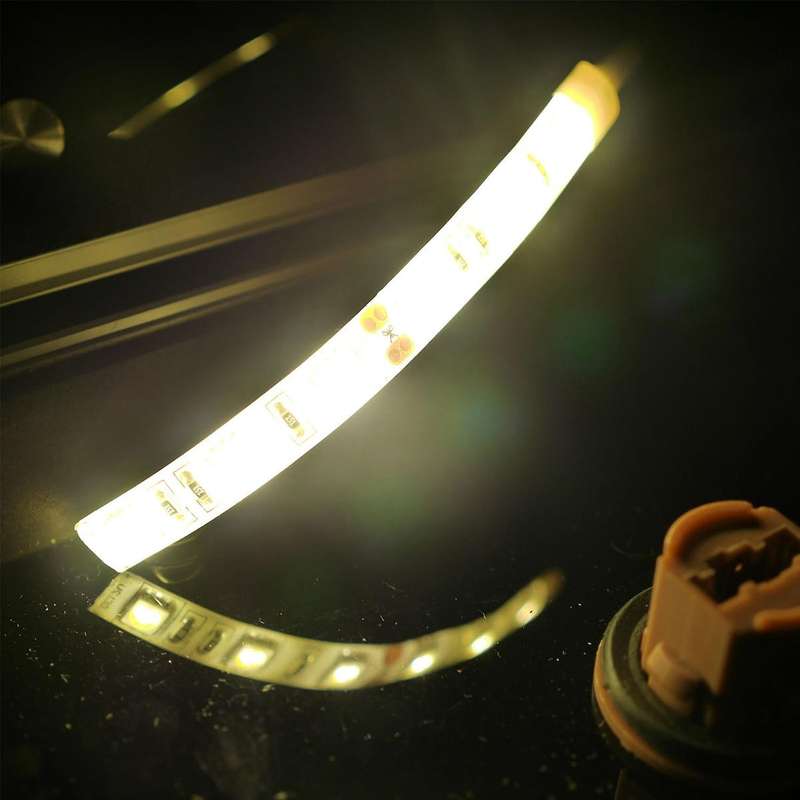 10cm Waterproof Warm White 5050 Led Strip Lights Dc 12v Boat Car