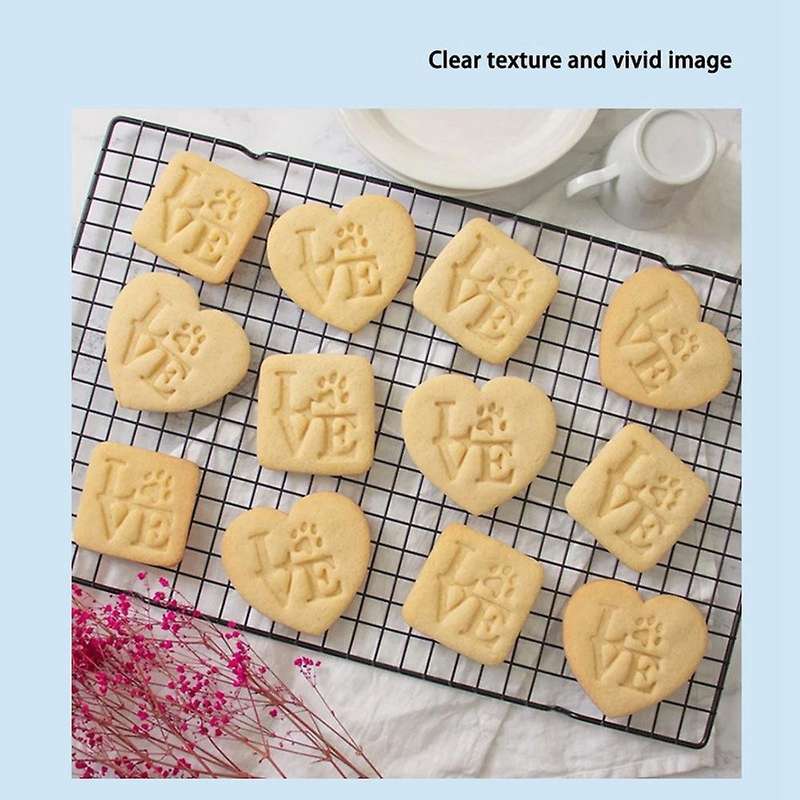 3 Pcs Cookie Shaping Tools I Love Your Gesture Cookie Baking Tools