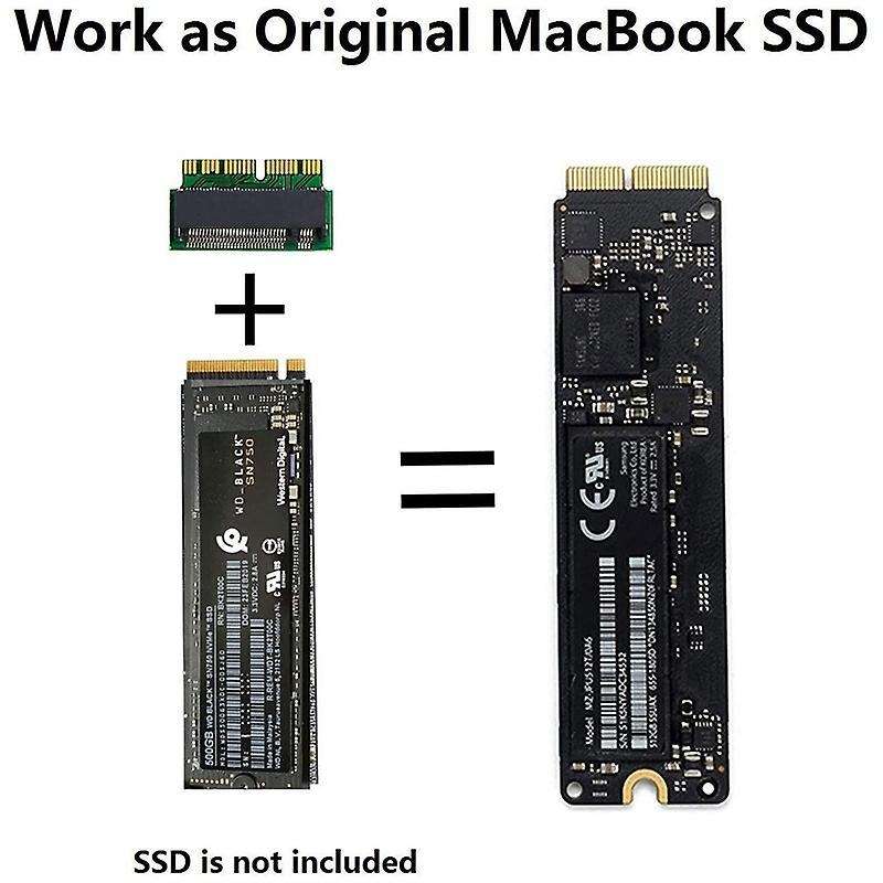 M.2 Nvme Macbook Ssd Convert Adapter for Upgraded Macbook Air Pro