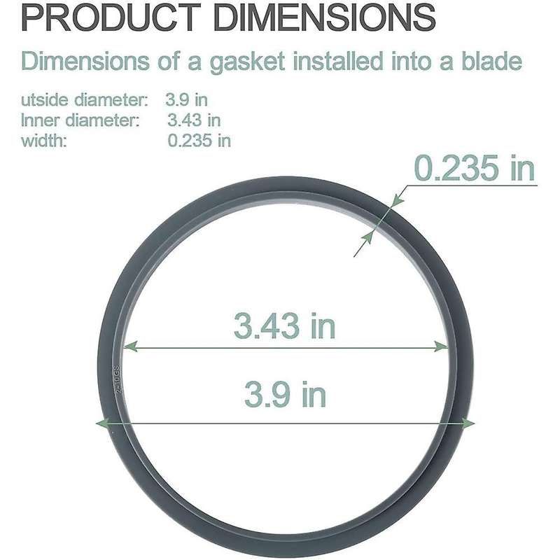 6 Pcs Gasket Replacement, Parts for Nutribullet Pro Blender 900w