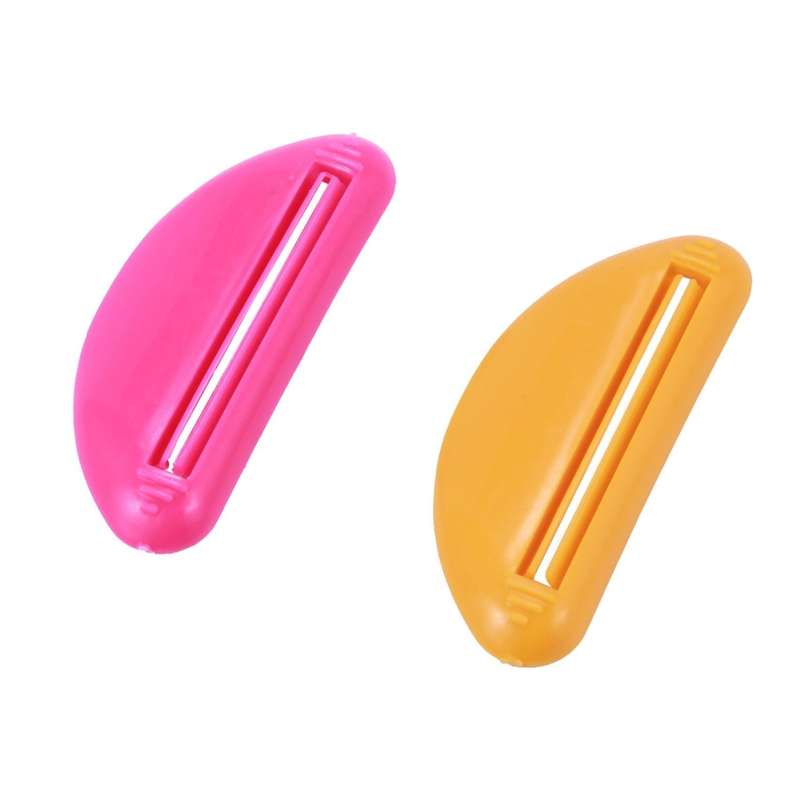 4 Pcs Plastic Tube Squeezer Toothpaste Dispenser Holder Rolling