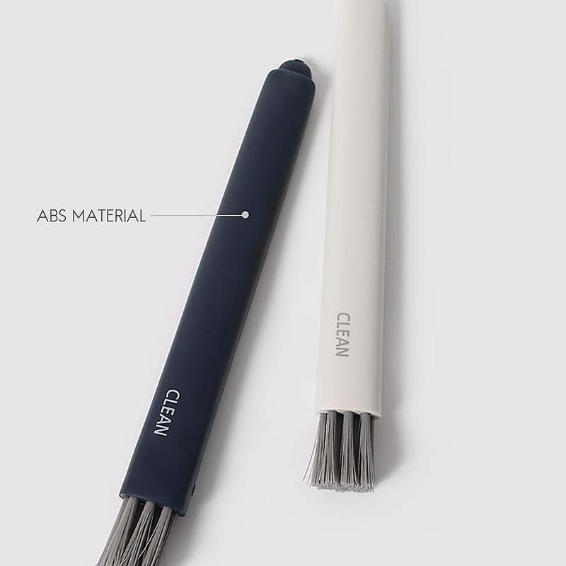 Coffee Machine Crevice Cleaning Brush Plastic Long-handled Bean,white