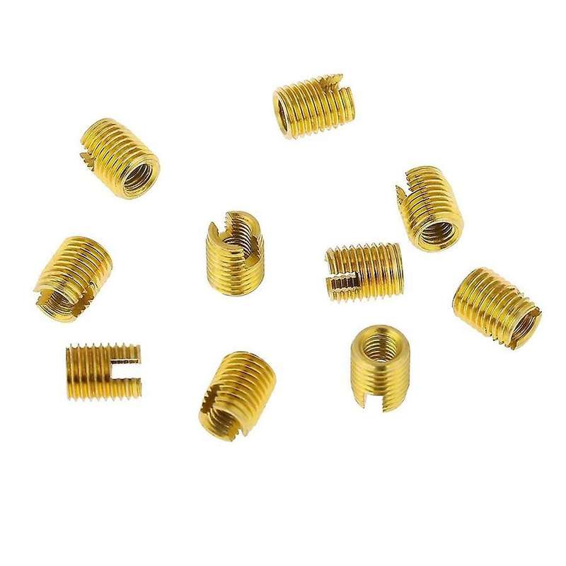 10pcs M8 X M5 X 10mm Self Tapping Insert Nuts for Thread Repairing