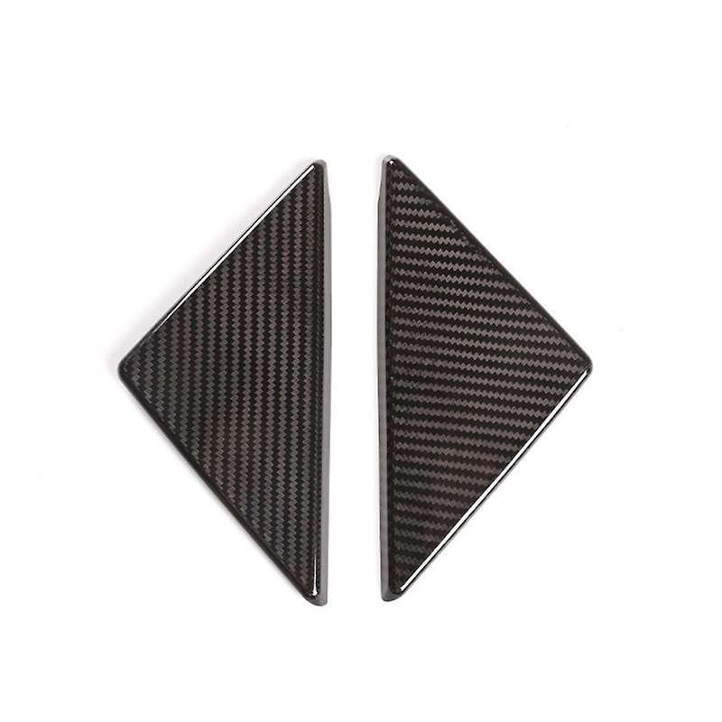Real Carbon Fiber Front Window Decoration Cover Fit for Ferrari- 458