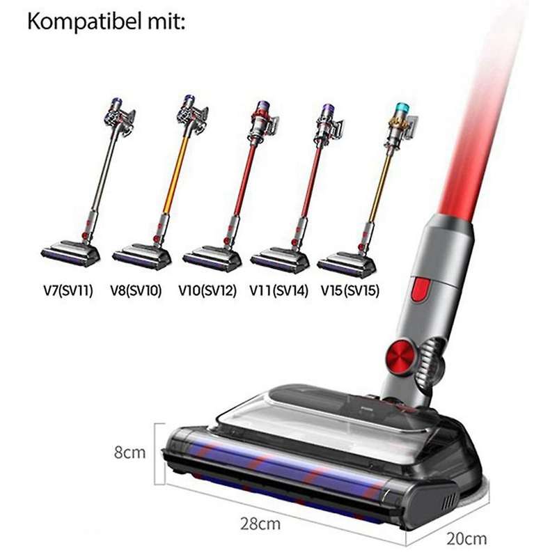 Electric Dry and Wet Floor Brush Heads for Dyson V7 V8 V10 V11 Parts