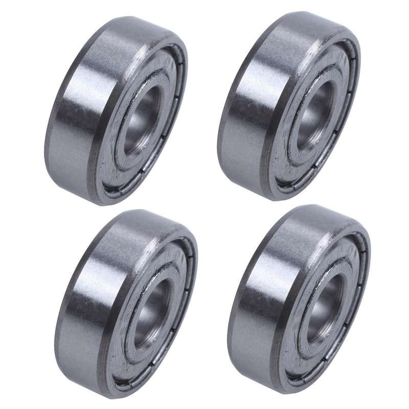 4x 6201z 12x32x10mm Double Shielded Deep Groove Wheel Ball Bearing