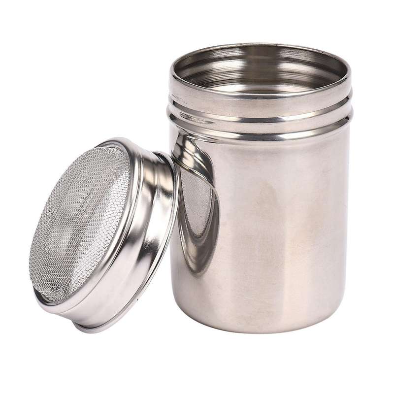 Stainless Steel Chocolate Icing Sugar Salt Cocoa Flour Coffee Sifter