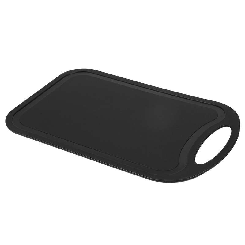 Plastic Chopping Block Vegetable Cutting Board with Hang Hole Black