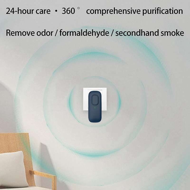 Negative Ion Generator Air Purifier with Highest Output Us Plug Blue