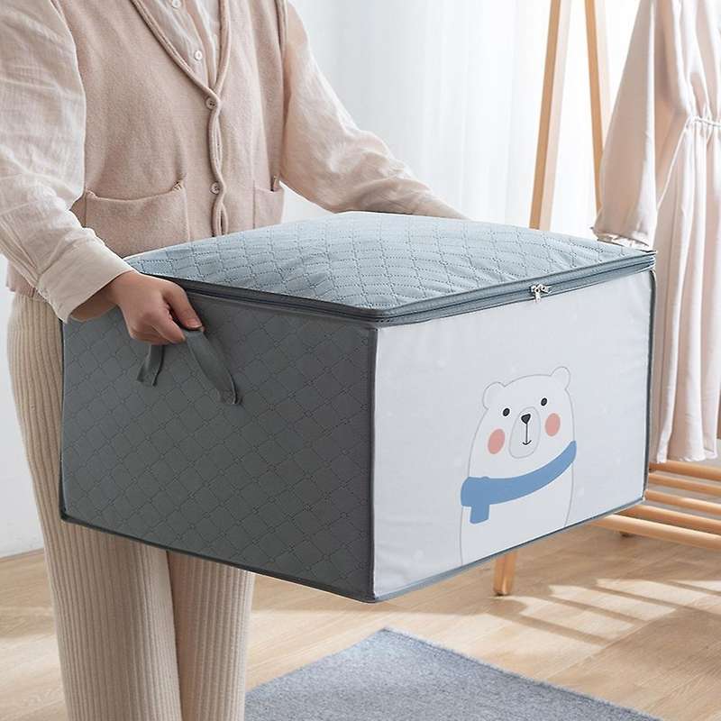 Clothes Organizer Storage Bag Cartoon Portable Box Accessories A