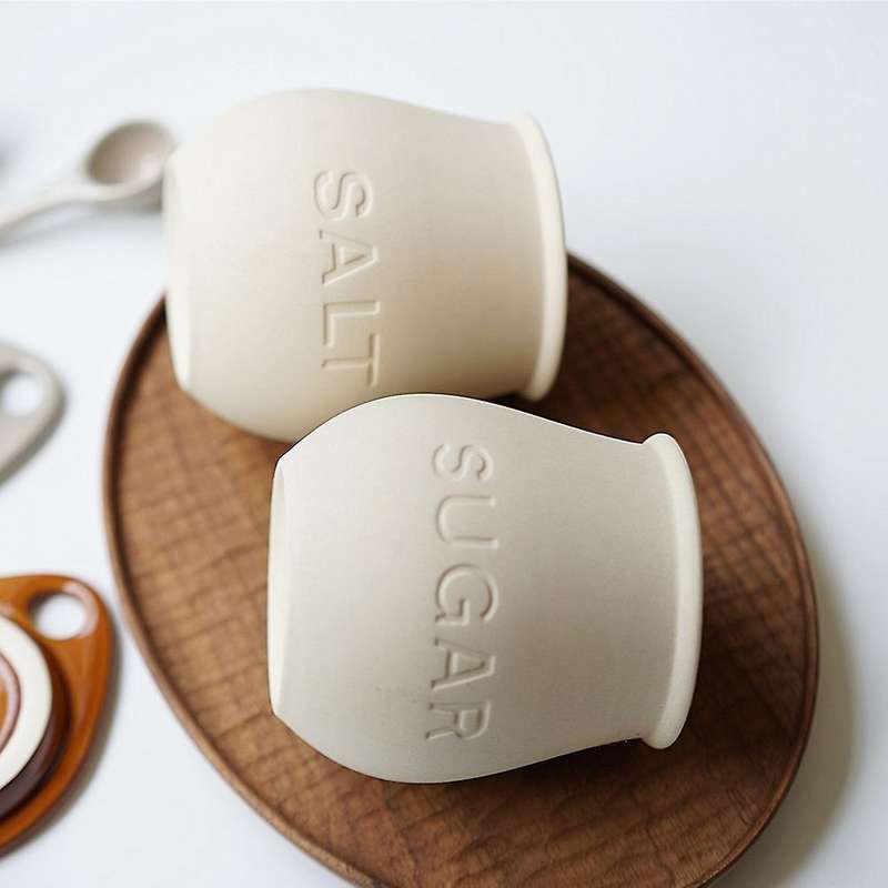 Jap Ceramic Storage Jars with Lid Retro Decorative Sugar Jar Kitchen