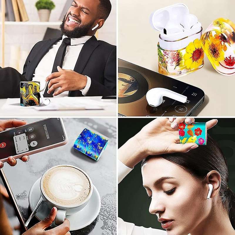 Resin Mold for Bluetooth Earbuds Case Epoxy Molds for Diy Protective