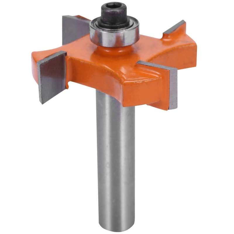 1pc Shank T Slot Milling Cutters with Top Bearing Router Bits 8x8mm