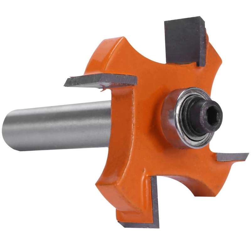 1pc Shank T Slot Milling Cutters with Top Bearing Router Bits 8x8mm