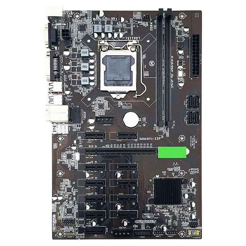 Btc B250 Mining Motherboard+g4400 Cpu+ddr4 4g Memory + Switch Line
