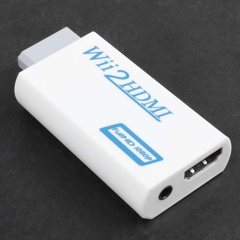 Wii to Hdmi Converter 1080p 3.5mm Audio Converter Adapter Box Wii-link