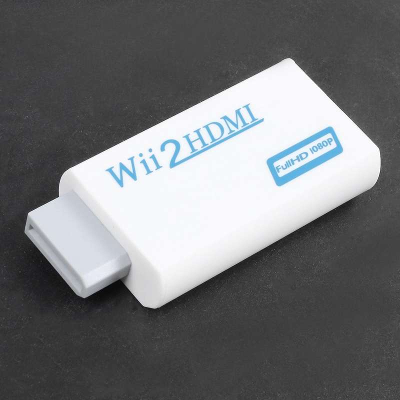 Wii to Hdmi Converter 1080p 3.5mm Audio Converter Adapter Box Wii-link